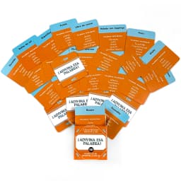 Mini ¡Adivina Esa Palabra! 50 Spanish Family Game Cards – After Dinner Entertainment & Interactive Word Guessing for Family
