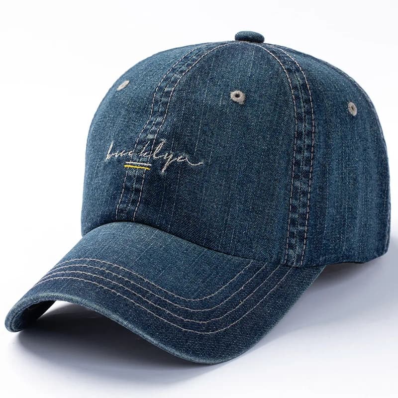Denim Baseball Caps Dad Summer Casual Sun Hats Lady Fashionable Sport Snapback Hat Big Head Men Oversize Large Baseball Caps