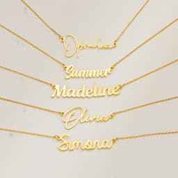 Custom Name Necklace for Women Personalised Cursive Letter Pendant Stainless Steel Jewelry Men Chain Choker Collar New 2026