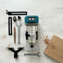 Makita DRT50 18V LXT Brushless Cordless Trimmer For Woodworking Slotting Milling And Edge Trimming
