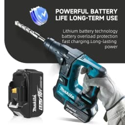 Makita 18V LXT 6.0Ah Lithium Ion Battery For BL1850 BL1860 Cordless Drill Angle Grinder Power Tool With LED Indicator