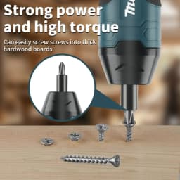 Makita HT422 3.6V Electric Screwdriver 280RPM 1/4 Inch Chuck Forward Reverse Switch Portable Design for Furniture Assembly tools