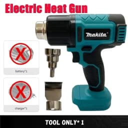 Makita  Industrial Gun Handheld Electric Heat Gun Temperatures Heat Gun Cordless Hot Air Adjustable 18V Battery