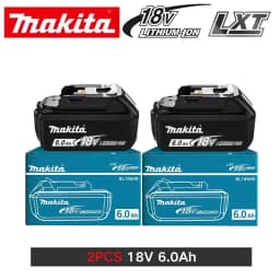Original Makita 18V 6.0Ah 9.0Ah 5.0Ah Rechargeable Lithium Battery,High Capacity for Makita Power Tool Battery+charger+drill