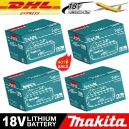 Original Makita 18V 6.0Ah 9.0Ah 5.0Ah Rechargeable Lithium Battery,High Capacity for Makita Power Tool Battery+charger+drill