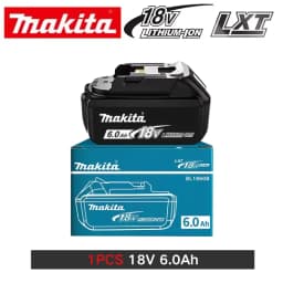 Original Makita 18V 6.0Ah 9.0Ah 5.0Ah Rechargeable Lithium Battery,High Capacity for Makita Power Tool Battery+charger+drill