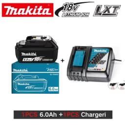 Original Makita 18V 6.0Ah 9.0Ah 5.0Ah Rechargeable Lithium Battery,High Capacity for Makita Power Tool Battery+charger+drill