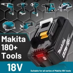 Original Makita 18V 6.0Ah 9.0Ah 5.0Ah Rechargeable Lithium Battery,High Capacity for Makita Power Tool Battery+charger+drill