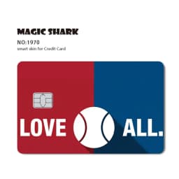 Magic Shark Funny Football Money Meme Skull Shopping 3M Waterproof Skin Sticker Film Skin for Debit Metro Credit Card Front Side