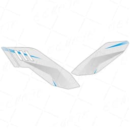 For Zontes 703F 703 F zontes 703f 2024 Adventure Motorcycle Exhaust Pipe Frosted Sticker Decorative Protection Waterproof Decal