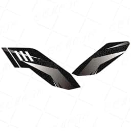 For Zontes 703F 703 F zontes 703f 2024 Adventure Motorcycle Exhaust Pipe Frosted Sticker Decorative Protection Waterproof Decal