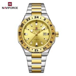 NAVIFORCE  Luxury Sports Quartz Clock Luminous Calendar Watches for Man Stainless Steel Waterproof Wristwatch Relogio Masculino