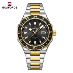 NAVIFORCE  Luxury Sports Quartz Clock Luminous Calendar Watches for Man Stainless Steel Waterproof Wristwatch Relogio Masculino
