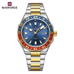 NAVIFORCE  Luxury Sports Quartz Clock Luminous Calendar Watches for Man Stainless Steel Waterproof Wristwatch Relogio Masculino