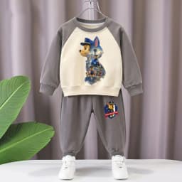 2026 Autumn New Kids Casual Sweatshirt Sets Boys Hoodies and Long Pants Two Piece Suit Children Fashion Tracksuit Sport Clothes