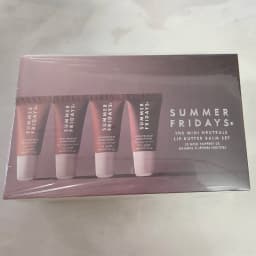 Summer Fridays New Lip Balm Vanilla Beige Birthday Cake Pink Sugar Guava Toasted Marshmallow Moisturizing Lipstick Lip Gloss