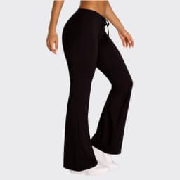 High Waist Flared Pant Hip Lifting Yoga Fitness Exercise Elastic Bell Bottom Pants Women Casual Outdoor Running Yoga Leggings