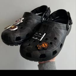 Camouflage-style Couple's Sandals Casual Ankle-Wrap Eva Flip Flops Shoes Outdoor Beach Holey Shoes Cartoon Slippers Men Sandals