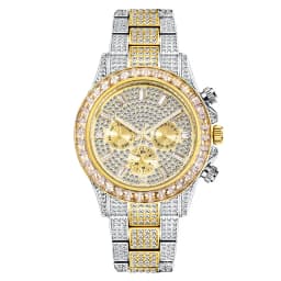 MISSFOX Blingbling Wristwatch For Men Luxury Colour Diamond Calendar Quartz Watch Hip Hop Fashion Waterproof Man Clock Hot Sale