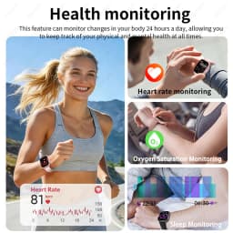 2026 New Men's and Women's Smartwatches, Fitness Trackers, Wireless Calling, IPX8 Waterproof, Activity Pedometers, Birthday Gift