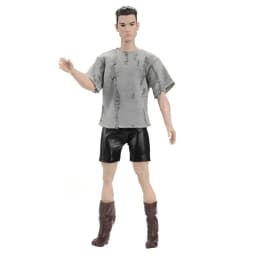 13 Inch Dolls Cool Man With Muscle Male Athlete Fashion Doll Clothes Pant Boots For Ken Fast Shipping Things Gifts Adult' Toys