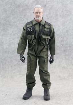 1/6 Scale Men's Pilots Deep Green Jumpsuit Pants Models for 12''Figures DIY Accessories