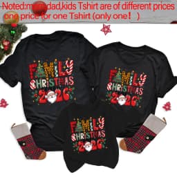 Family Christmas 2026 Making Memories Together Family Shirts Dad Mom and Daughter Son Tshirt Baby Romper Xmas Family Look