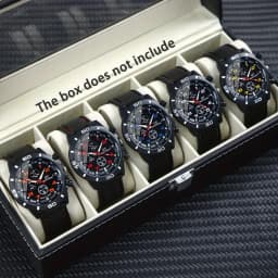 5 Pieces of Men's Quartz Watch Set, Perfect as a Christmas Gift