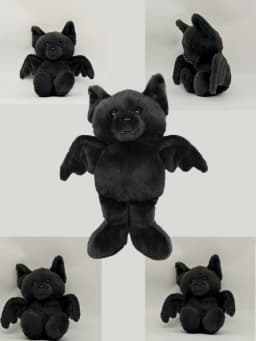 Hot High Quality Build A Bear Posable Bat Soft Plush Toy Cute Pet Accessories Doll Merch Birthday Halloween Christmas kids Gifie
