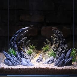 Resin Aquarium Decoration Fish Tank Simulated Canyon Ornament Acuario Rocks for Aquarium Fish Decor 2pcs
