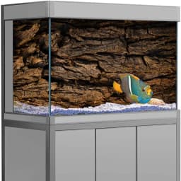 3D Effect Black Rock Aquarium Vinyl Background Poster HD Rock Stone Self Adhesive Fish Tank Wallpaper 3d Background