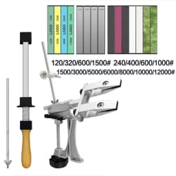 Professional Knife Sharpener Aluminum alloy Fixed Angle Sharpener Diamond Stone Whetstone Kitchen Tools Sharpen Machine Knives