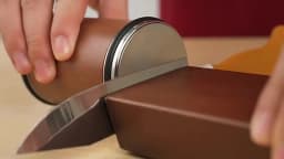 Rolling Knife Sharpener Magnetic Knife Holder Diamond Sharpening Stone with 15 and 20 Degrees Angle Roller Kitchen Accessory Set