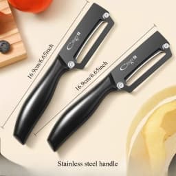Multi-functional peeler Stainless Steel Vegetable Peeler with Wooden or Stainless Steel Handle Potato Peeler Kitchen-Specific