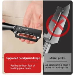 Multi-functional peeler Stainless Steel Vegetable Peeler with Wooden or Stainless Steel Handle Potato Peeler Kitchen-Specific