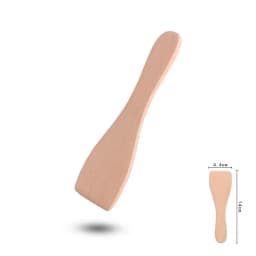 Multifunctional Wooden Raclette Spatulas,Solid Wood High Temperature Resistant Spatula Nonstick Kitchen Utensil