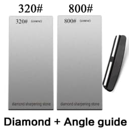 120/600/1500/3000 Grit Diamond Sharpening Stones Knife Sharpener Anti-skid Base Kitchen Knife Sharpening Tool Set Flake Plate
