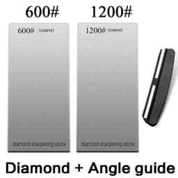 120/600/1500/3000 Grit Diamond Sharpening Stones Knife Sharpener Anti-skid Base Kitchen Knife Sharpening Tool Set Flake Plate