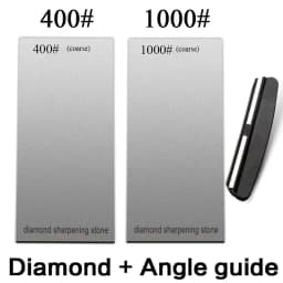 120/600/1500/3000 Grit Diamond Sharpening Stones Knife Sharpener Anti-skid Base Kitchen Knife Sharpening Tool Set Flake Plate