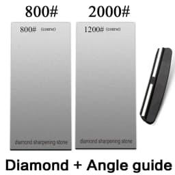 120/600/1500/3000 Grit Diamond Sharpening Stones Knife Sharpener Anti-skid Base Kitchen Knife Sharpening Tool Set Flake Plate