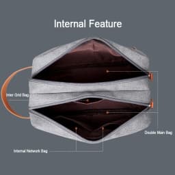 Toiletry Bag for Men Travel Toiletry Organizer Dopp Kit Water-proof Shaving Bag for Toiletries Accessories, Door Room Essentials