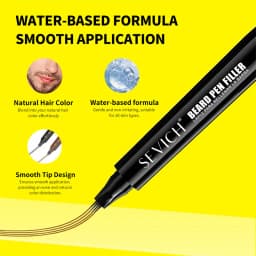Beard Filler Pen Men Beard Pencil Filler Color Dye Pen Waterproof Moustache Coloring Pen Beard Filling Enhancer Shaping Tool