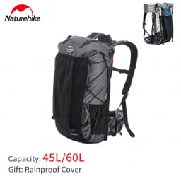 Naturehike Outdoor Mountaining Backpack Waterproof High Capacity Sports Climbing Ultralight Hiking Travel Bag With Rain Cover
