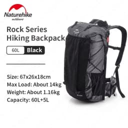 Naturehike Outdoor Mountaining Backpack Waterproof High Capacity Sports Climbing Ultralight Hiking Travel Bag With Rain Cover