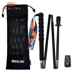 T800 Pure Carbon Fiber Trekking Poles Ultralight Weight Hiking Sticks Outdoor City Running Poles Walking Stick Folding Easy-take