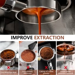 54mm Coffee Bottomless Portafilter Naked For Breville Sage 870 878 879 Filter Basket Espresso Machine Accessories Barista Tools