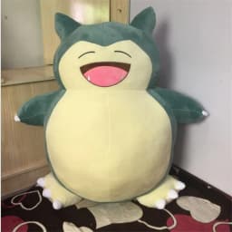 100/150/200cm Giant Snorlax Skin Plush Toy Cover Anime Pocket Snorlax Plush Pillow Cartoon Soft Pillow Case with Zipper