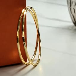Senlissi-New 925 Sterling Silver Hoop Earrings For Women 18K Gold Earring Luxury Quality Jewelry 1.8MM Thick 2/2.5/3/4/5/6CM