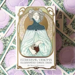 Classic Ethereal Visions Illuminated Tarot The Rider Tarot Deck Cards for Beginners Divination Edition Borad Playing Game