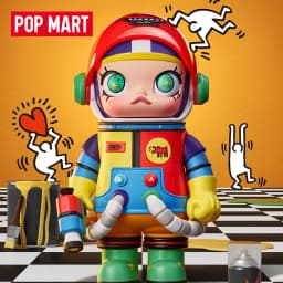 POP MART MEGA COLLECTION 100% SPACE MOLLY SERIES Genuine Blind Box Mystery Box Guess Bag Toys Doll Cute Anime Figure Desktop